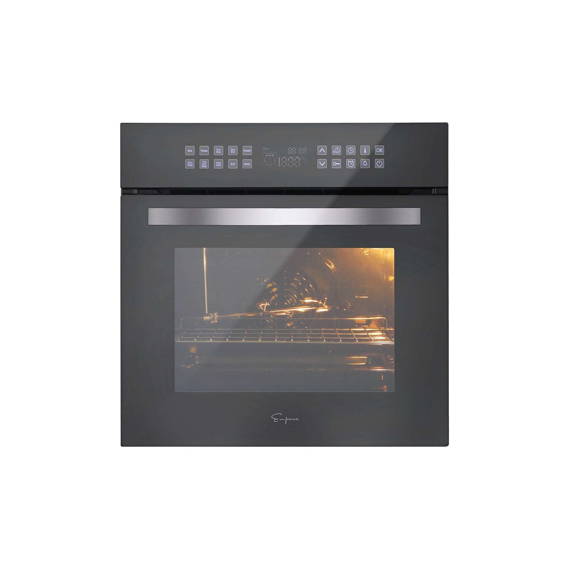 the-empava-24-in-electric-single-wall-oven-is-a-sleek-black-built-in-appliance-featuring-a-modern-touch-control-panel-on-top-its-door-includes-a-transparent-glass-window-that-allows-you-to-see-the-food-being-cooked-inside-illuminated-by-interior-lighting-the-empava-brand-logo-is-prominently-displayed-at-the-bottom-center-of-the-door