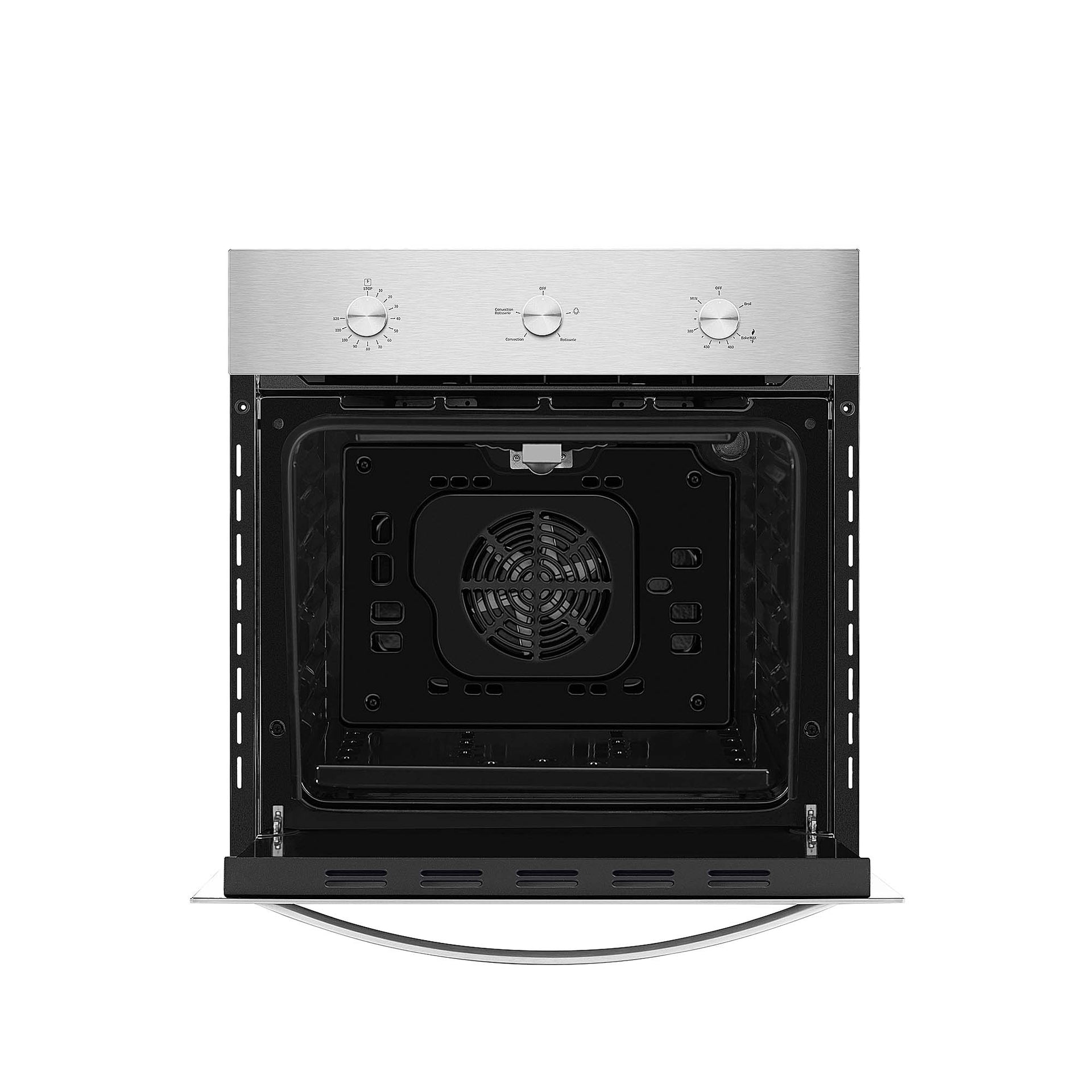 a-sleek-modern-empava-24-inch-2-3-cu-ft-gas-wall-oven-only-for-lpg-with-its-door-open-reveals-an-interior-fan-at-the-back-the-control-panel-above-features-three-knobs-for-adjusting-heat-settings-operating-modes-and-the-timer