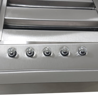 Forno Frassanito 36-Inch Ceiling-Mount Range Hood, 450 CFM, Stainless Steel (Model FRHRE5346-36)3