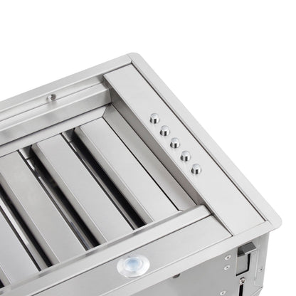 Forno Frassanito 48-Inch Recessed Range Hood, 900 CFM, Stainless Steel with Baffle Filters (Model FRHRE5346-48)5