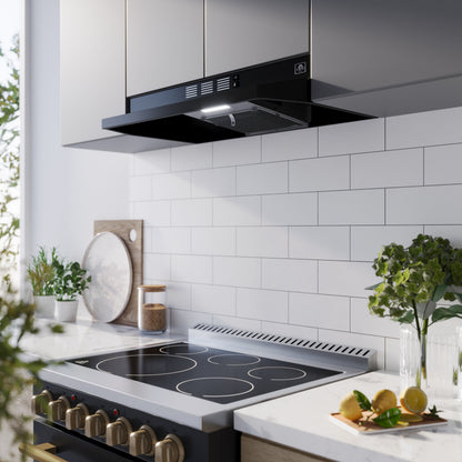 FORNO Cappa 30-Inch Under-Cabinet Convertible Range Hood, 200 CFM, Black (FRHUC5200-30BLK)2