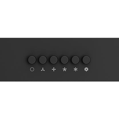 Forno Bari 30-Inch Under-Cabinet Range Hood, 400 CFM, Black with Antique Brass Handles (FRHUC5255-30BLK)6