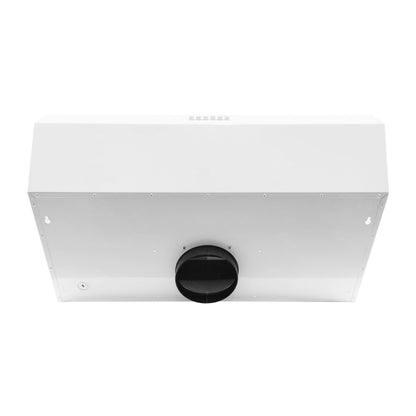 Forno Bari 30-Inch Under-Cabinet Range Hood, 400 CFM, White with Stainless Steel Handles (Model FRHUC5255-30WHT)7