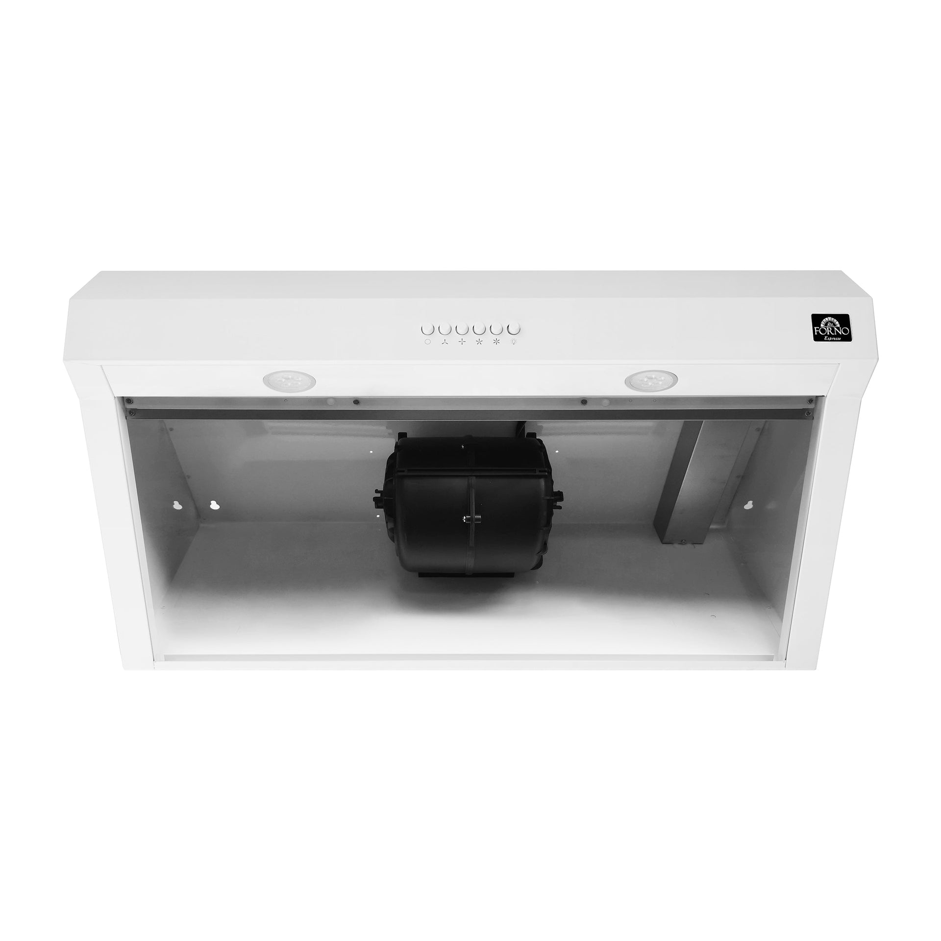 forno-bari-30-inch-under-cabinet-range-hood-400-cfm-white-with-antique-brass-handles-model-frhuc5255-30wht