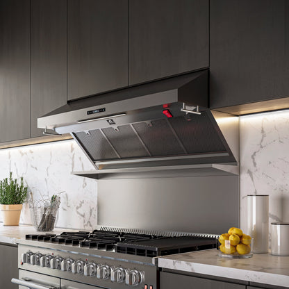 FORNO Savona 48-Inch Wall Mount Range Hood with 1200 CFM Ventilation, Backsplash, Hybrid Filters (Model FRHWM5029-48HB)2
