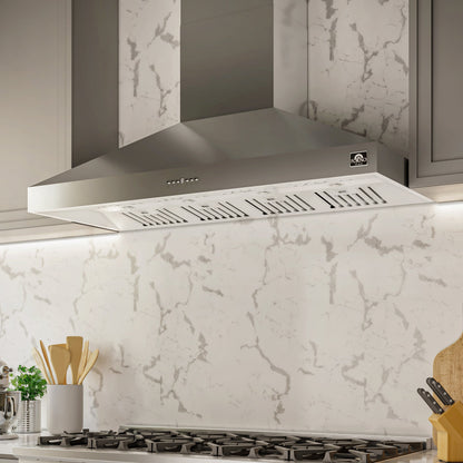 Forno Orvieto 60-Inch Wall Mount Range Hood, 1200 CFM, Stainless Steel (Model FRHWM5094-60)2