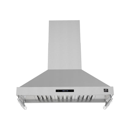 FORNO Venezia 48-Inch Wall-Mount Ducted Range Hood, 900 CFM, Touch Controls, LED Lighting, Stainless Steel (FRHWM5503-48)1