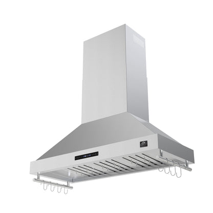 FORNO Venezia 48-Inch Wall-Mount Ducted Range Hood, 900 CFM, Touch Controls, LED Lighting, Stainless Steel (FRHWM5503-48)3