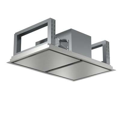 Forno Arezzo 44-Inch Ceiling-Mount Range Hood, 1200 CFM, Stainless Steel (FRHRE5312-44)4
