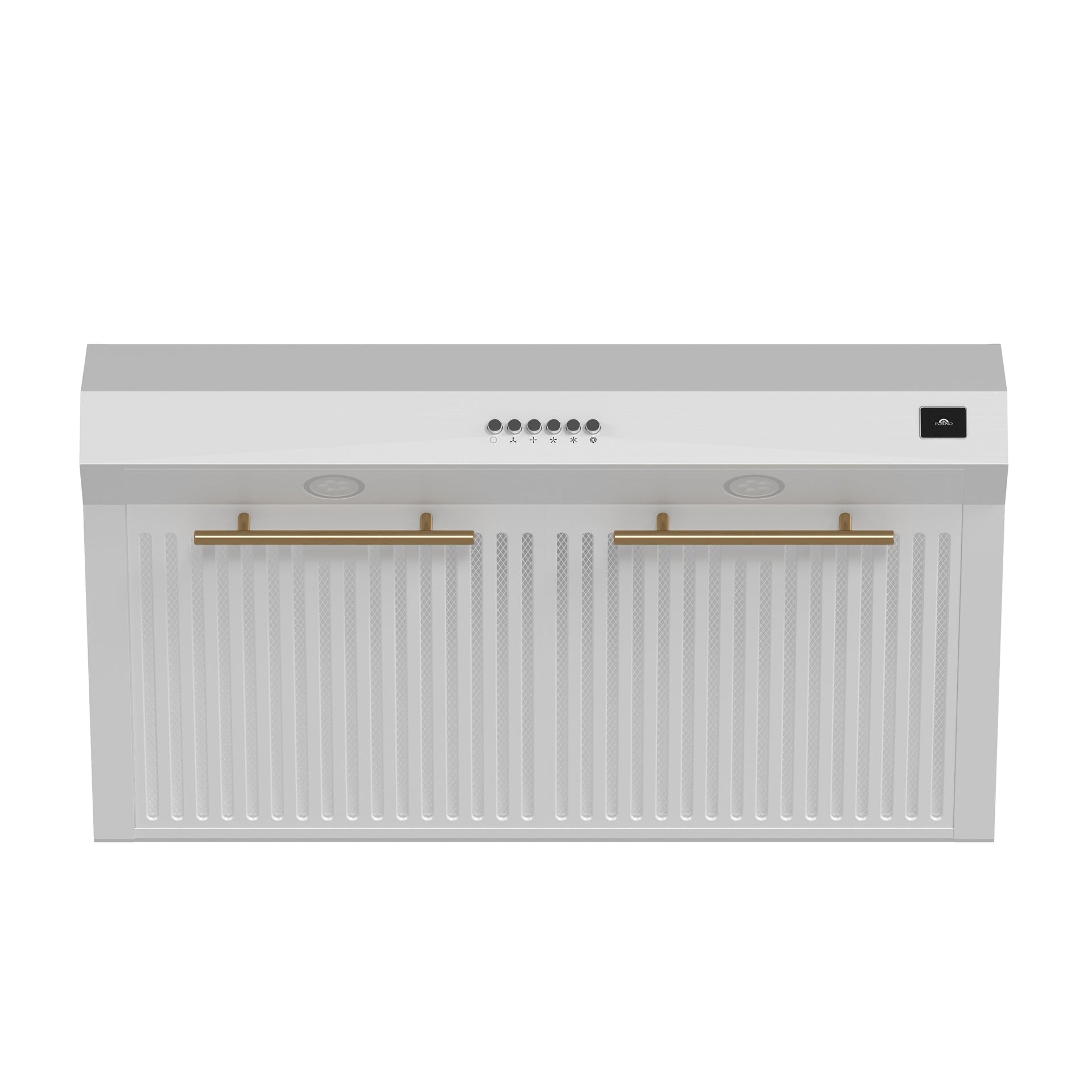 forno-bari-30-inch-under-cabinet-range-hood-400-cfm-white-with-antique-brass-handles-model-frhuc5255-30wht