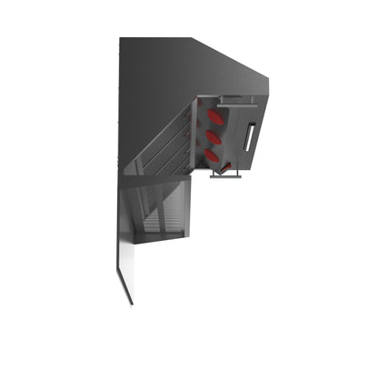 FORNO Savona 60-Inch Wall Mount Range Hood, 1200 CFM, Stainless Steel, Model FRHWM5029-60HB5