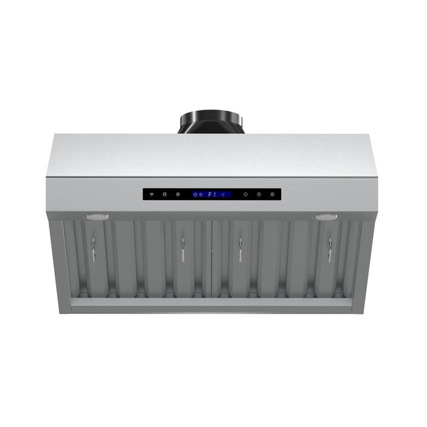 FORNO Palazzo 30-Inch Wall-Mount Range Hood, 500 CFM, Stainless Steel (Model FRHWM5030-30)