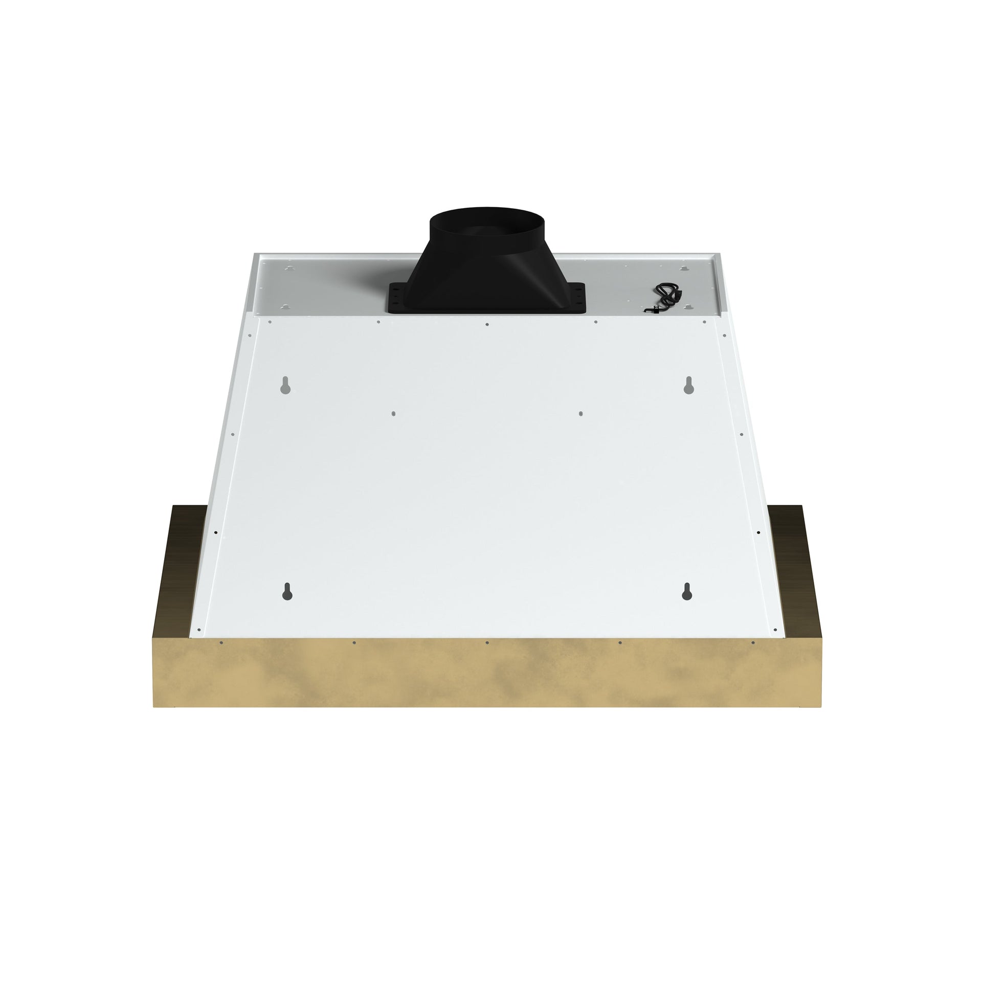 forno-vittorio-36-inch-wall-mount-range-hood-600-cfm-white-with-antique-brass-trim-remote-control-model-frhwm5078-36wht
