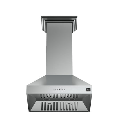 Forno Orvieto 30-Inch Wall-Mount Range Hood, 600 CFM, Stainless Steel (Model FRHWM5094-30)1
