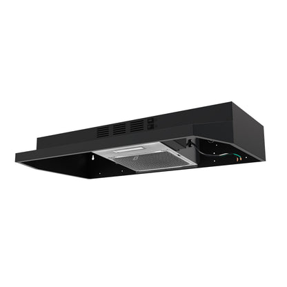 FORNO Cappa 30-Inch Under-Cabinet Convertible Range Hood, 200 CFM, Black (FRHUC5200-30BLK)7