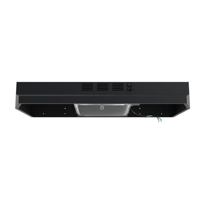 FORNO Cappa 30-Inch Under-Cabinet Convertible Range Hood, 200 CFM, Black (FRHUC5200-30BLK)1