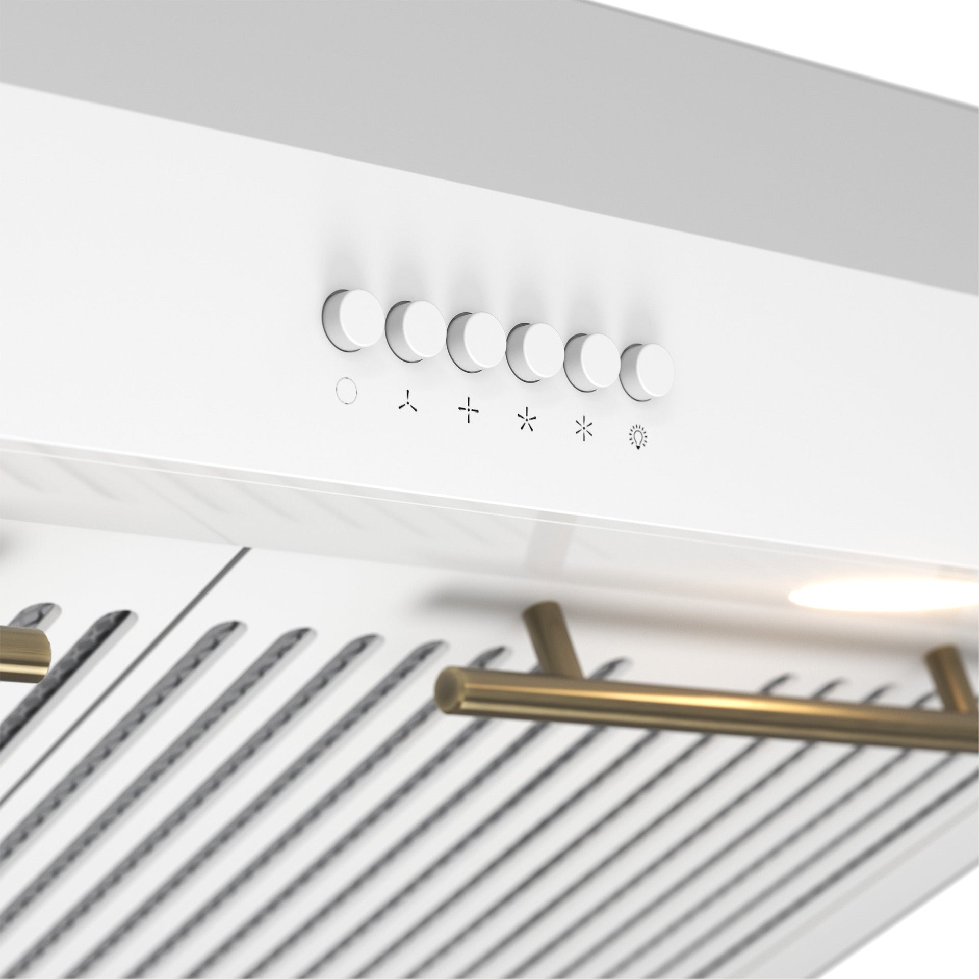 forno-bari-30-inch-under-cabinet-range-hood-400-cfm-white-with-antique-brass-handles-model-frhuc5255-30wht