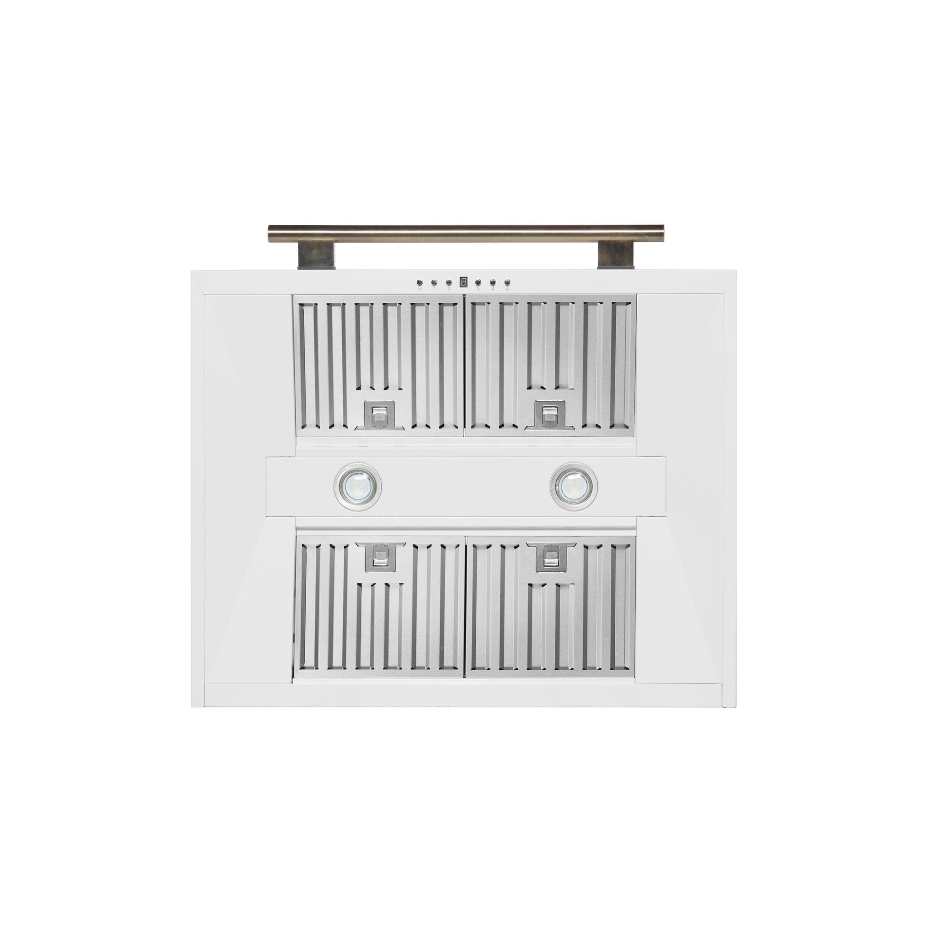 forno-aria-30-inch-wall-mount-convertible-range-hood-600-cfm-white-with-antique-brass-accents-model-frhwm5095-30wht