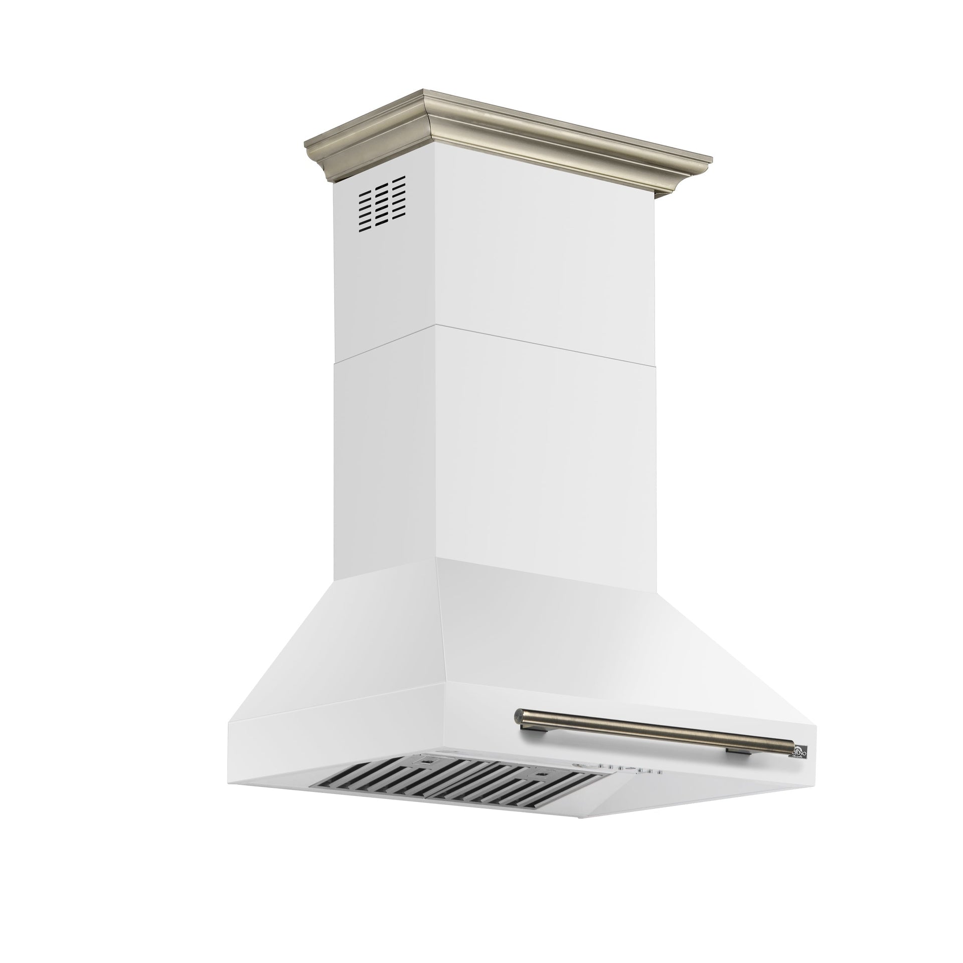 forno-aria-30-inch-wall-mount-convertible-range-hood-600-cfm-white-with-antique-brass-accents-model-frhwm5095-30wht
