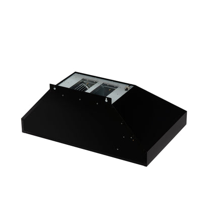 FORNO Aria 36-Inch Wall-Mount Range Hood, 1200 CFM, Black Finish with Antique Brass Accents (Model FRHWM5095-36BLK)7