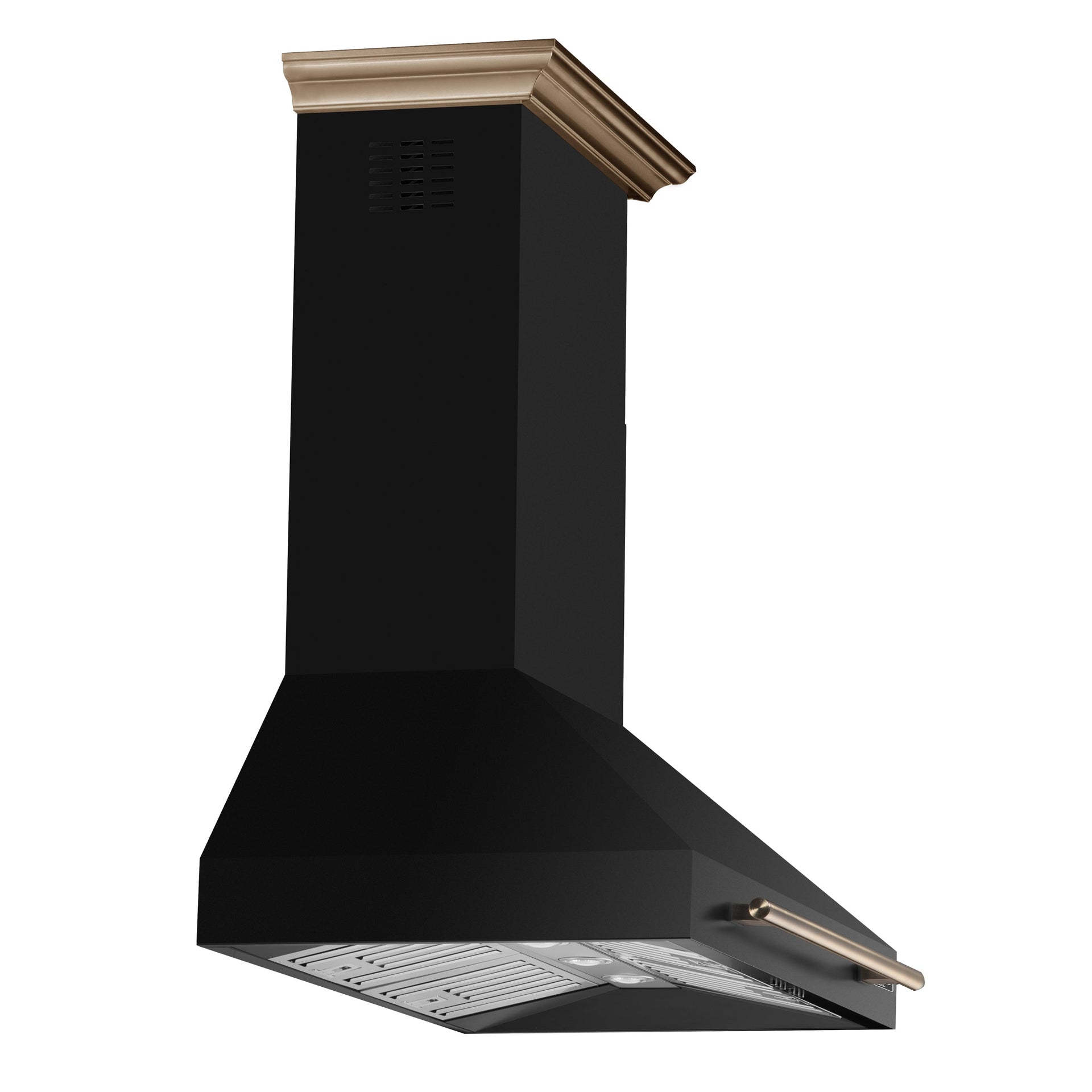 forno-aria-36-inch-wall-mount-range-hood-1200-cfm-black-finish-with-antique-brass-accents-model-frhwm5095-36blk