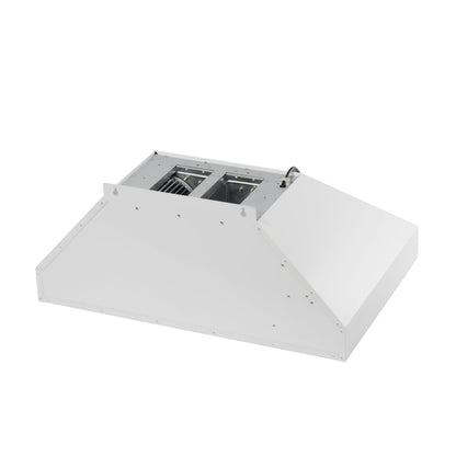 Forno Aria 36-Inch Wall-Mount Range Hood, 1200 CFM, White with Antique Brass Accents (Model FRHWM5095-36WHT)7