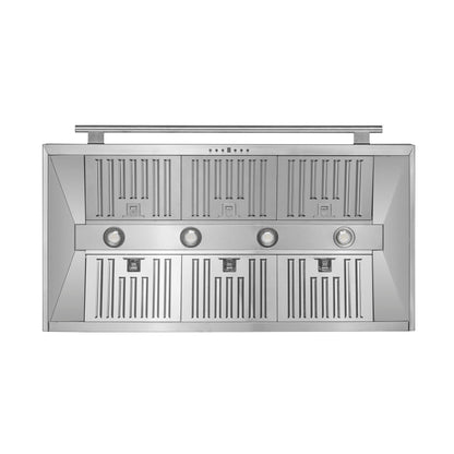 Forno Aria 48-Inch Wall-Mounted Range Hood, 1200 CFM, Stainless Steel, Model FRHWM5095-489