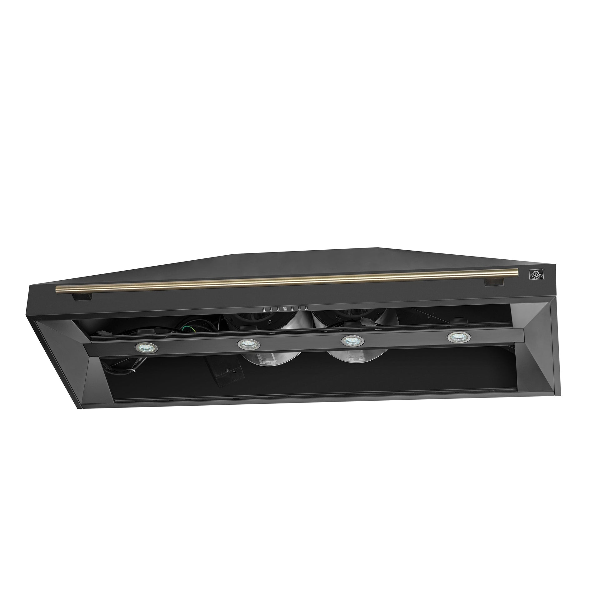 forno-aria-60-inch-wall-mount-range-hood-1200-cfm-convertible-ducting-black-finish-with-brass-accents-model-frhwm5095-60blk