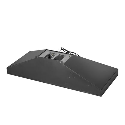 Forno Aria 60-Inch Wall-Mount Range Hood, 1200 CFM, Convertible Ducting, Black Finish with Brass Accents (Model FRHWM5095-60BLK)6