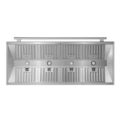 FORNO Aria 60-Inch Wall Mount Range Hood, 1200 CFM, Stainless Steel, Model FRHWM5095-607