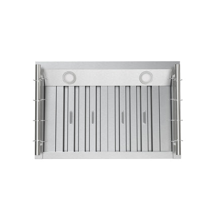 FORNO Venezia 30-Inch Wall-Mount Ducted Range Hood, 370 CFM, Touch Controls, LED Lighting, Stainless Steel (FRHWM5503-30)6