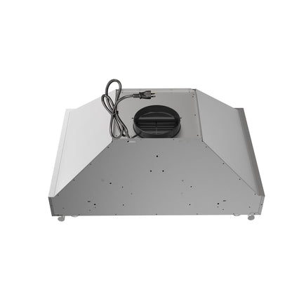 FORNO Venezia 30-Inch Wall-Mount Ducted Range Hood, 370 CFM, Touch Controls, LED Lighting, Stainless Steel (FRHWM5503-30)9