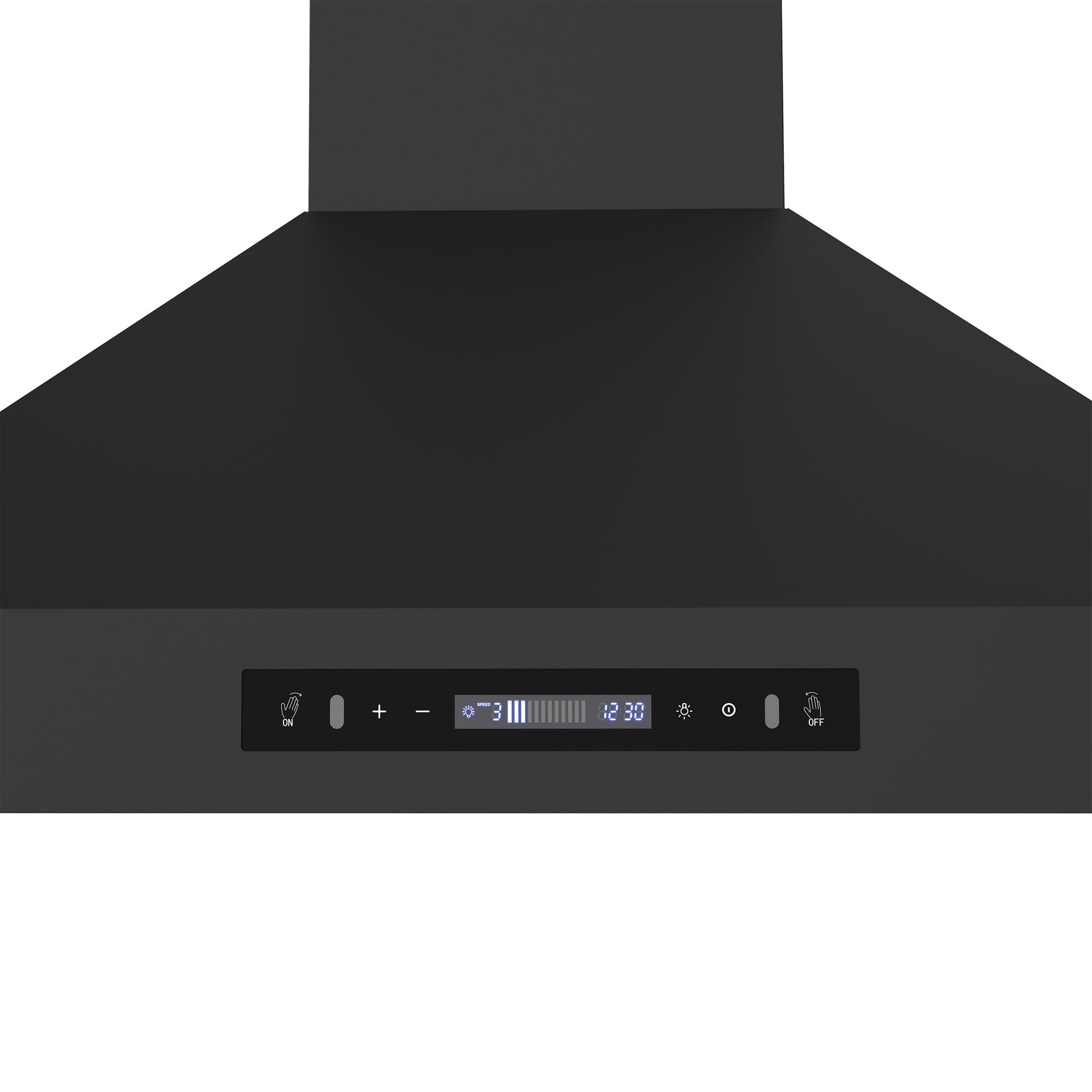 forno-venezia-36-inch-wall-mount-range-hood-370-cfm-ducted-vent-touch-controls-led-lighting-black-with-antique-brass-accents-model-frhwm5503-36blk
