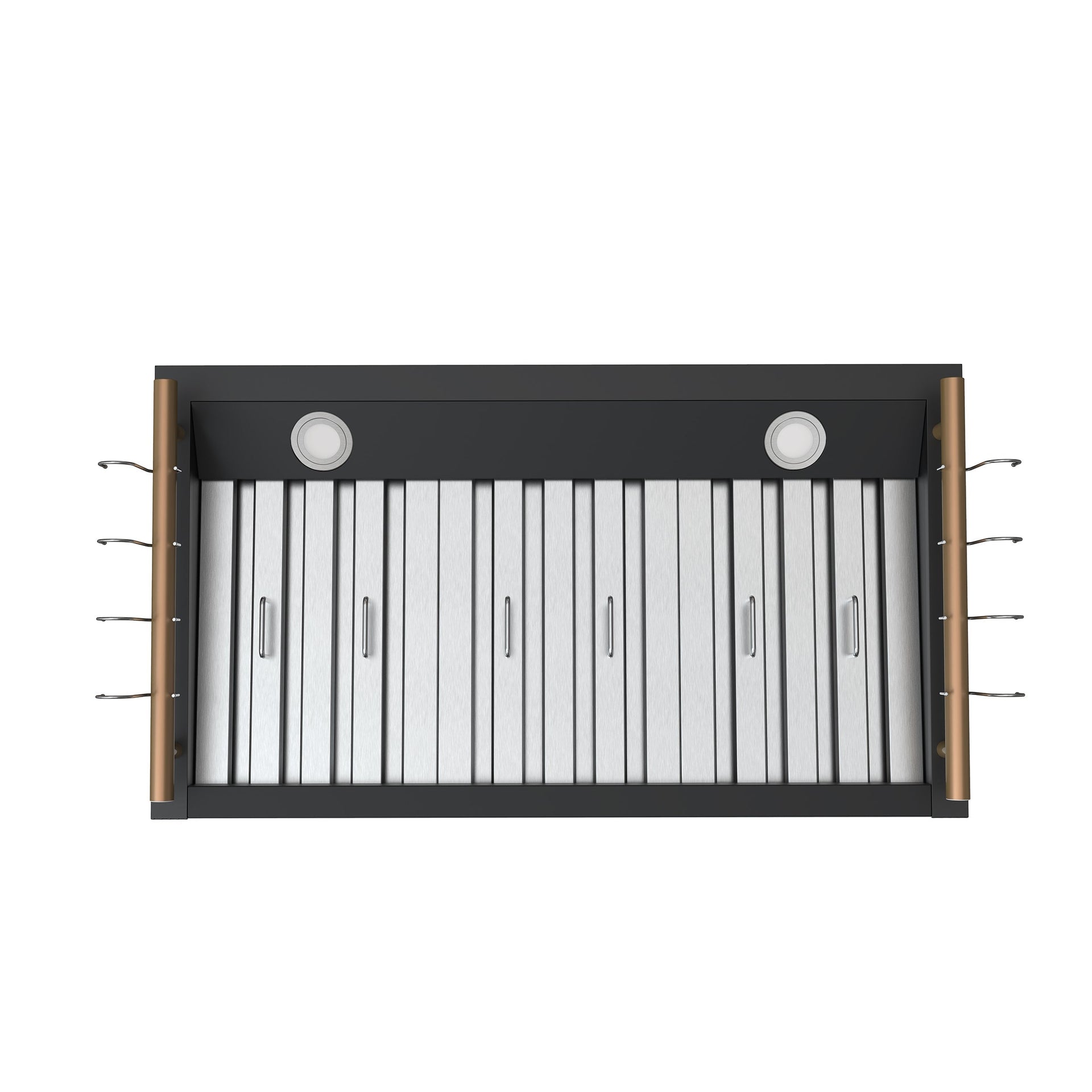 forno-venezia-36-inch-wall-mount-range-hood-370-cfm-ducted-vent-touch-controls-led-lighting-black-with-antique-brass-accents-model-frhwm5503-36blk