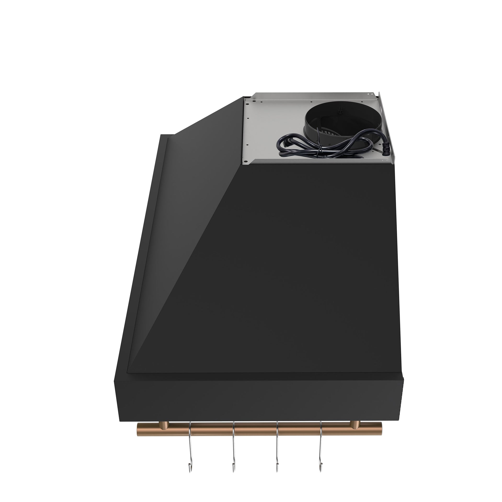 forno-venezia-36-inch-wall-mount-range-hood-370-cfm-ducted-vent-touch-controls-led-lighting-black-with-antique-brass-accents-model-frhwm5503-36blk