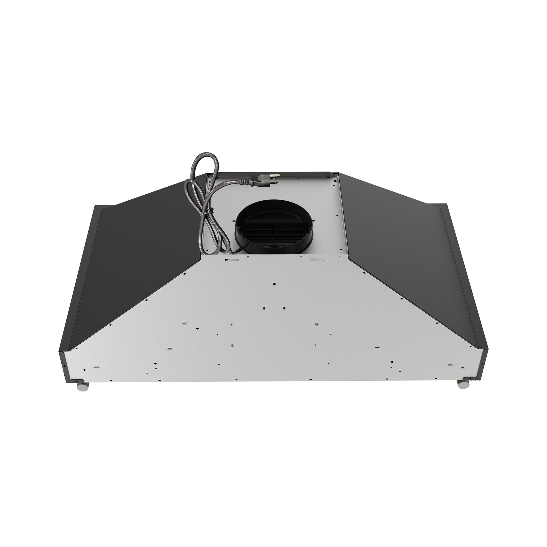 forno-venezia-36-inch-wall-mount-range-hood-370-cfm-ducted-vent-touch-controls-led-lighting-black-with-antique-brass-accents-model-frhwm5503-36blk