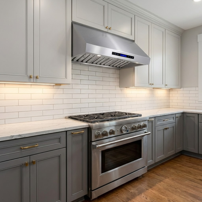FORNO Palazzo 36-Inch Wall-Mount Range Hood, 500 CFM, Stainless Steel (Model FRHWM5030-36)2