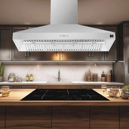 Forno Coppito 60-Inch Island-Mount Range Hood, 1200 CFM, Stainless Steel (Model FRHIS5129-60)2