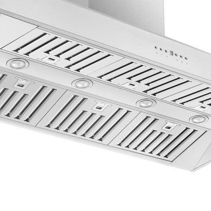 Forno Orvieto 48-Inch Wall Mount Range Hood, 1200 CFM, Stainless Steel (Model FRHWM5094-48)7